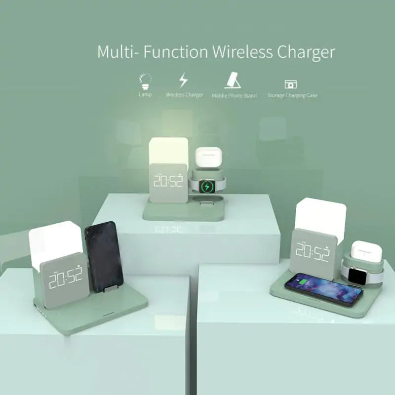 Wireless Charging Clock - Glide Goods LLC