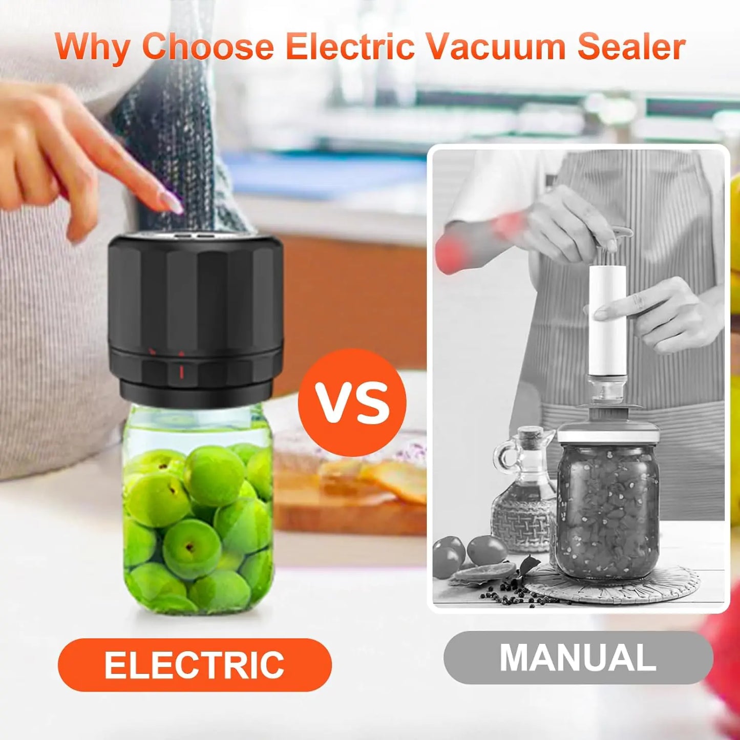 Mason Jar Vacuum Sealer - Glide Goods LLC