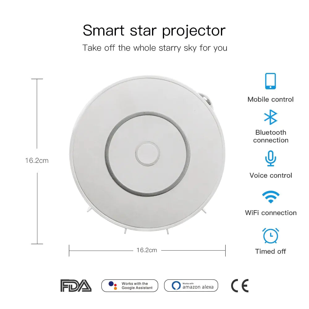Smart Galaxy Projector: Colorful Starry Sky - Glide Goods LLC