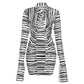 Kendra Striped Two Piece Skirt Set - Glide Goods LLC