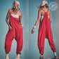 Sleeveless Overalls Jumpsuit