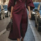 Juliette™ Elegant Belted Dress with Timeless Style - Glide Goods LLC