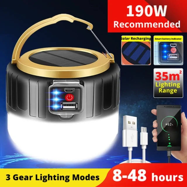 Camping Solar Light - Glide Goods LLC