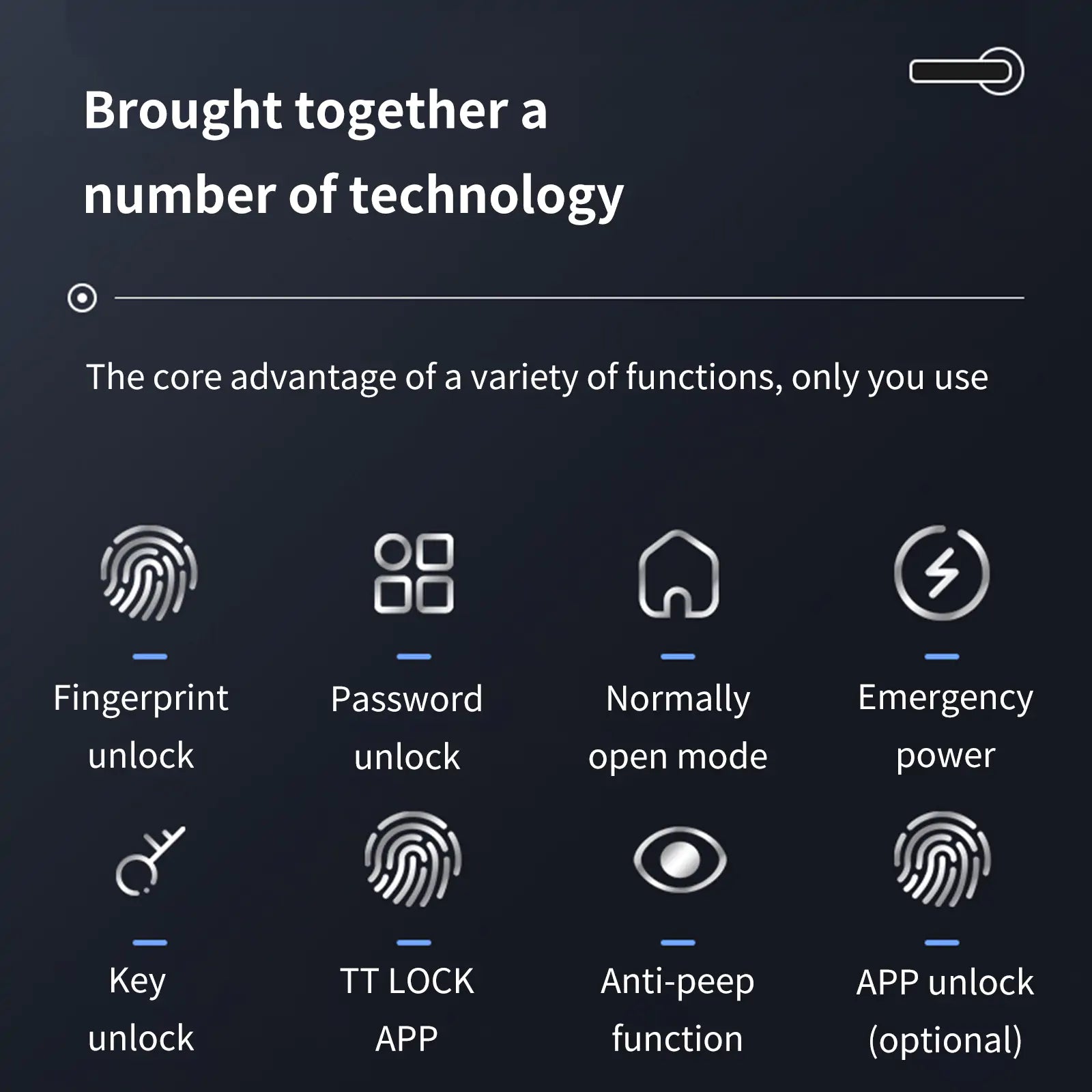 Smart Fingerprint Door Lock - Glide Goods LLC
